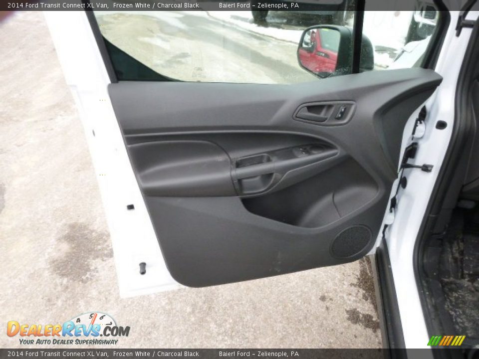 2014 Ford Transit Connect XL Van Frozen White / Charcoal Black Photo #12