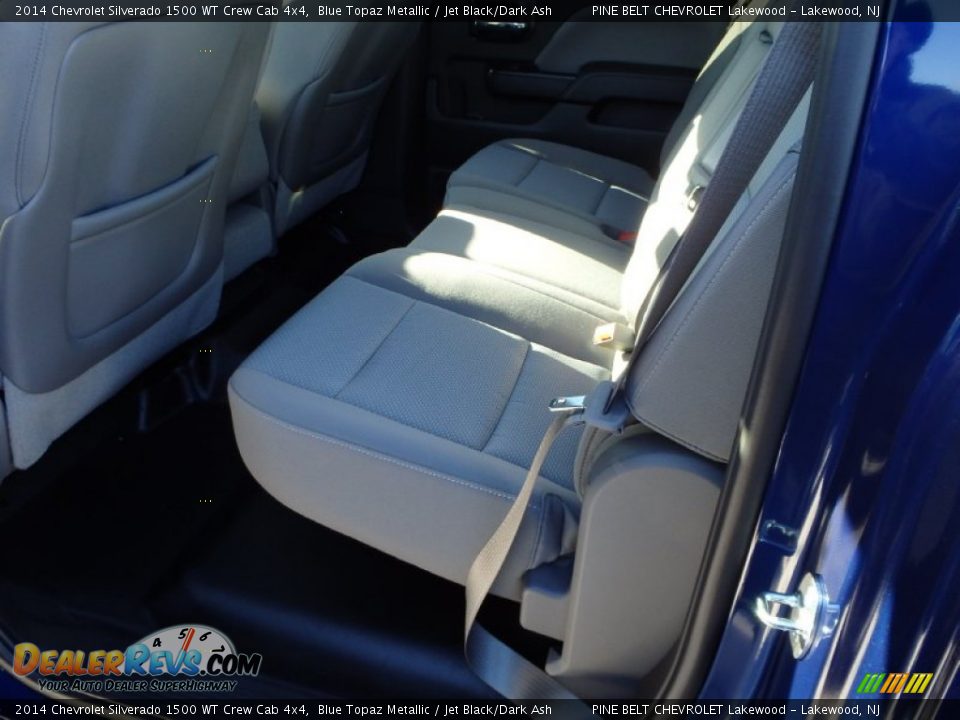 2014 Chevrolet Silverado 1500 WT Crew Cab 4x4 Blue Topaz Metallic / Jet Black/Dark Ash Photo #4