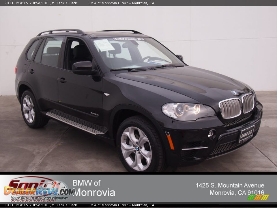 2011 BMW X5 xDrive 50i Jet Black / Black Photo #1