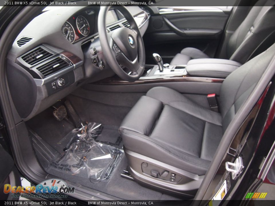 2011 BMW X5 xDrive 50i Jet Black / Black Photo #15