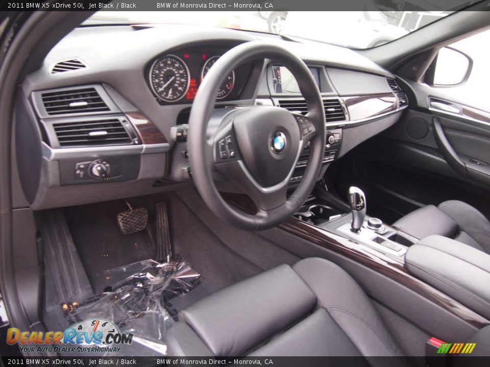 2011 BMW X5 xDrive 50i Jet Black / Black Photo #16
