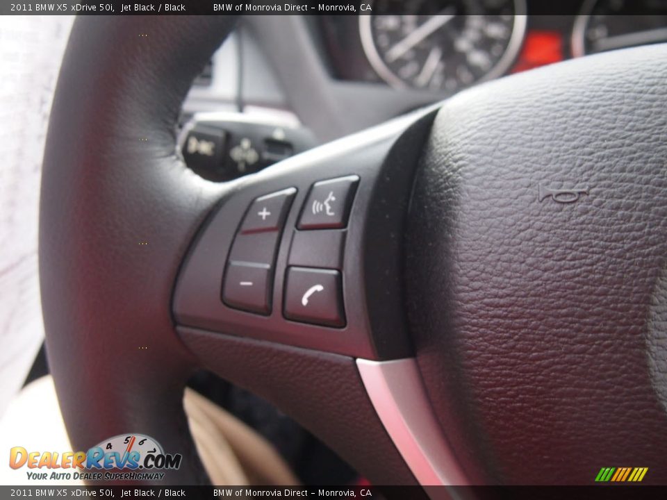 2011 BMW X5 xDrive 50i Jet Black / Black Photo #22