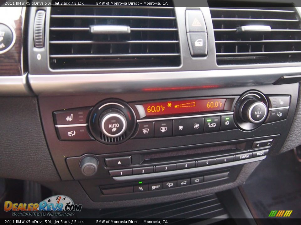 2011 BMW X5 xDrive 50i Jet Black / Black Photo #25