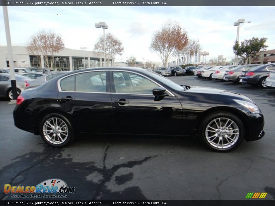 2012 Infiniti G 37 Journey Sedan Malbec Black / Graphite Photo #5