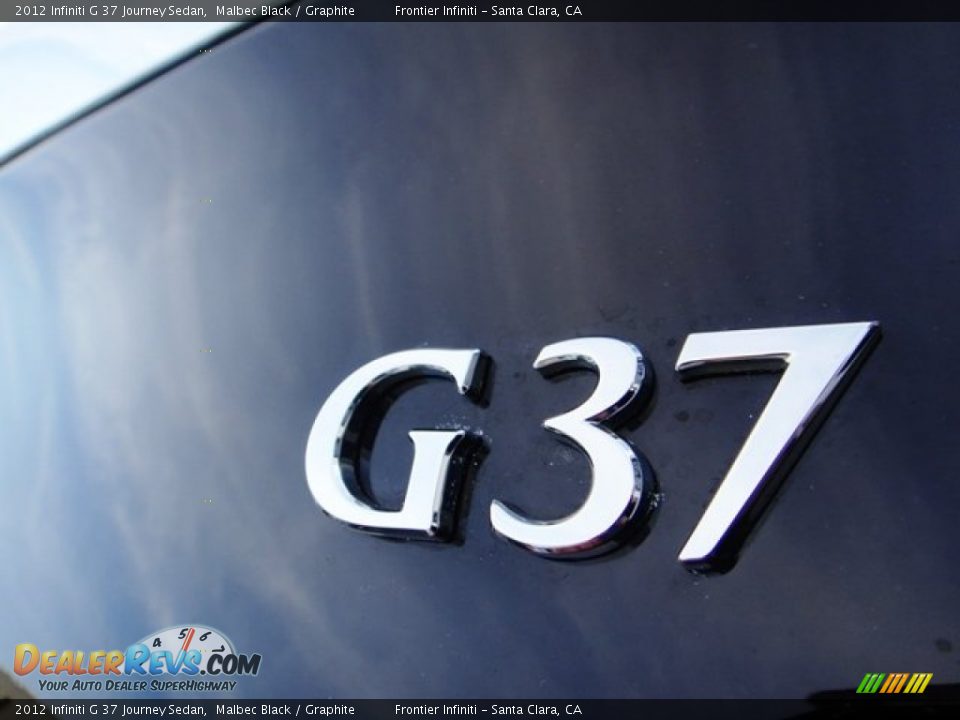 2012 Infiniti G 37 Journey Sedan Malbec Black / Graphite Photo #7