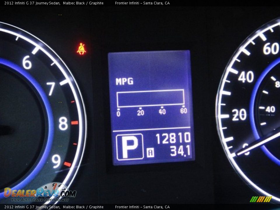 2012 Infiniti G 37 Journey Sedan Malbec Black / Graphite Photo #8