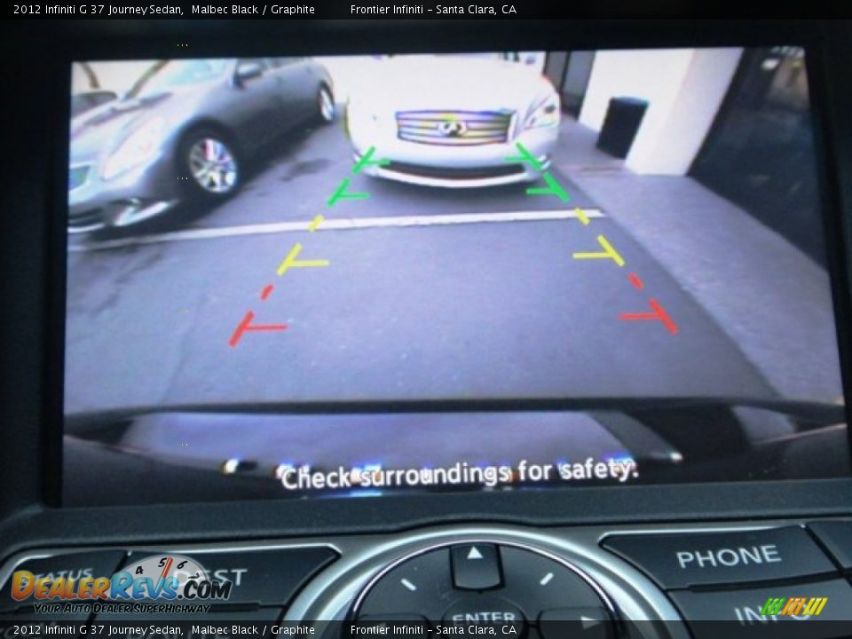 2012 Infiniti G 37 Journey Sedan Malbec Black / Graphite Photo #12