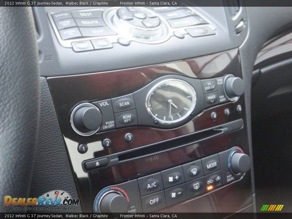 2012 Infiniti G 37 Journey Sedan Malbec Black / Graphite Photo #13