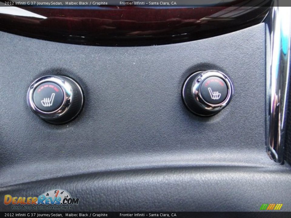 2012 Infiniti G 37 Journey Sedan Malbec Black / Graphite Photo #14