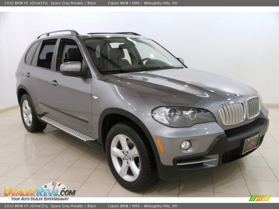 2010 BMW X5 xDrive35d Space Grey Metallic / Black Photo #1