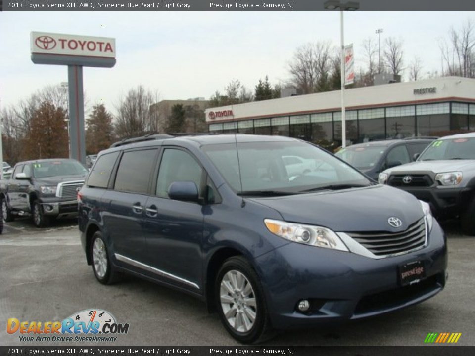 2013 Toyota Sienna XLE AWD Shoreline Blue Pearl / Light Gray Photo #1