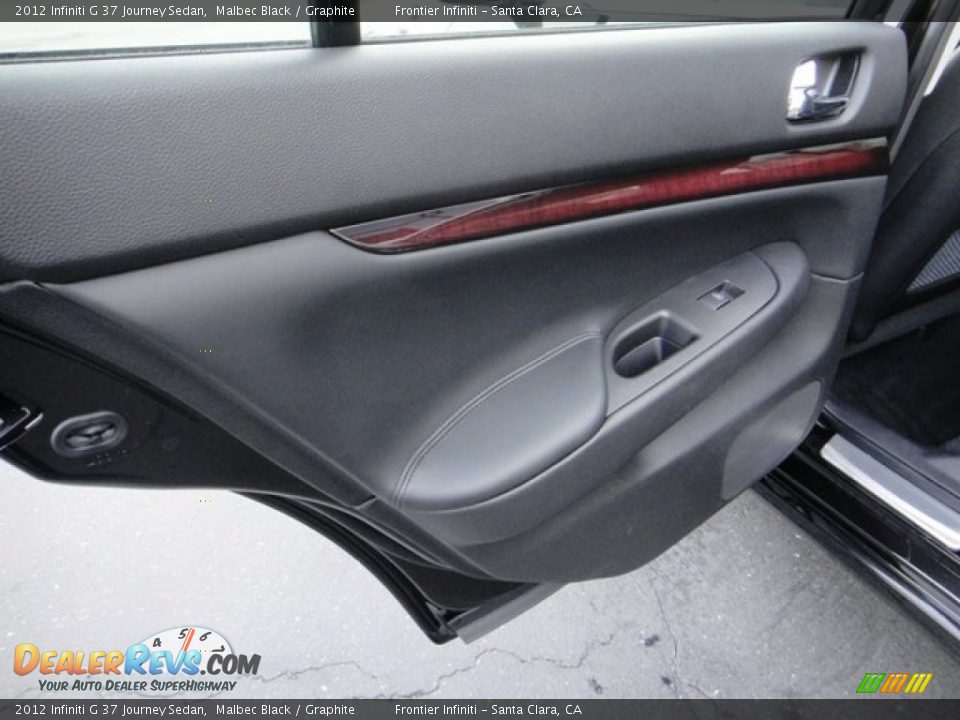2012 Infiniti G 37 Journey Sedan Malbec Black / Graphite Photo #21