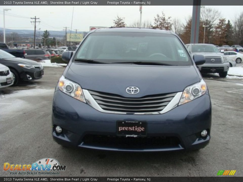 2013 Toyota Sienna XLE AWD Shoreline Blue Pearl / Light Gray Photo #2
