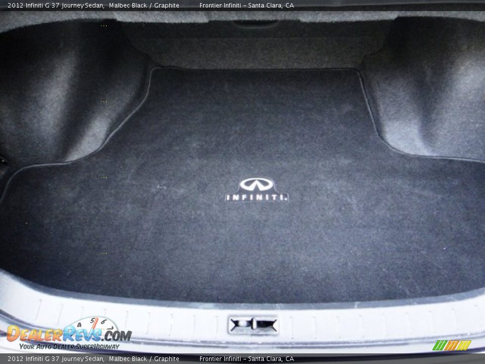 2012 Infiniti G 37 Journey Sedan Malbec Black / Graphite Photo #22