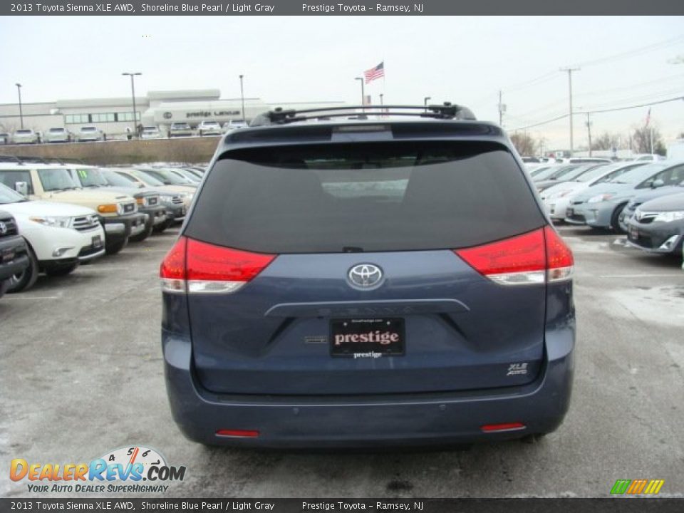 2013 Toyota Sienna XLE AWD Shoreline Blue Pearl / Light Gray Photo #5