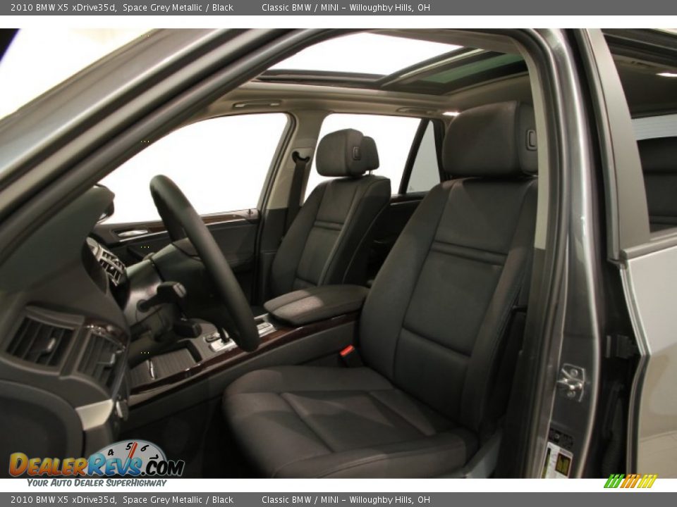 2010 BMW X5 xDrive35d Space Grey Metallic / Black Photo #8