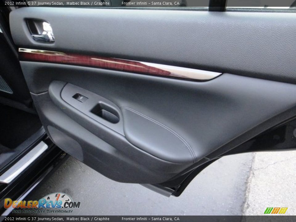 2012 Infiniti G 37 Journey Sedan Malbec Black / Graphite Photo #25