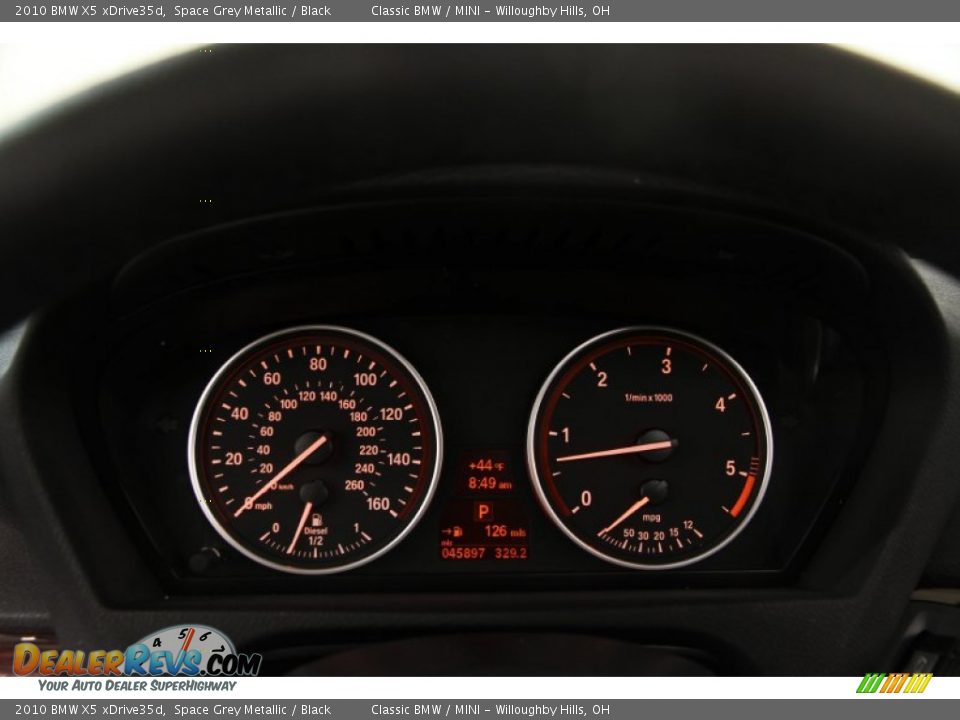 2010 BMW X5 xDrive35d Space Grey Metallic / Black Photo #10
