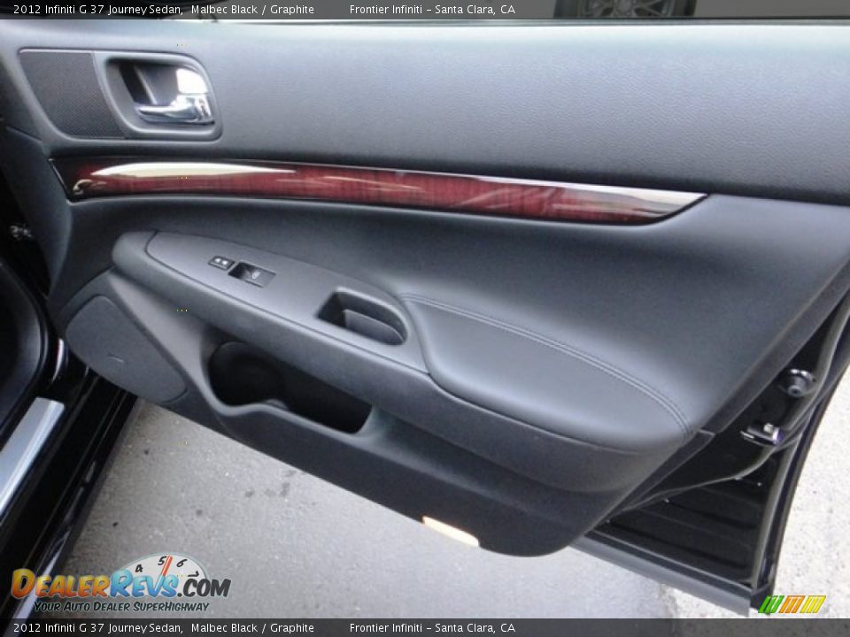2012 Infiniti G 37 Journey Sedan Malbec Black / Graphite Photo #28