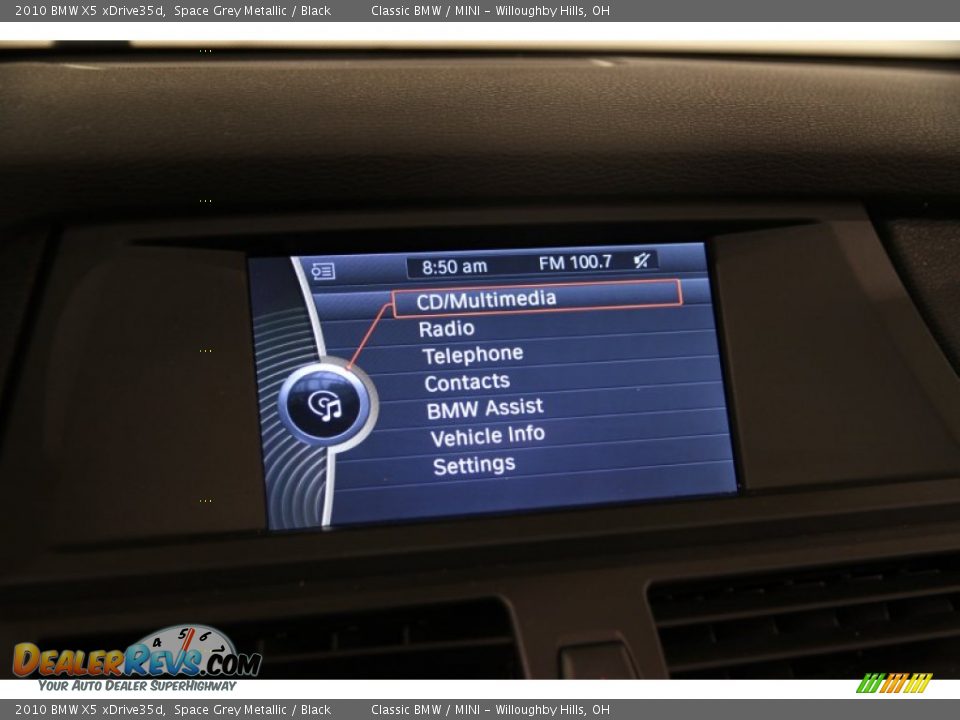 2010 BMW X5 xDrive35d Space Grey Metallic / Black Photo #12