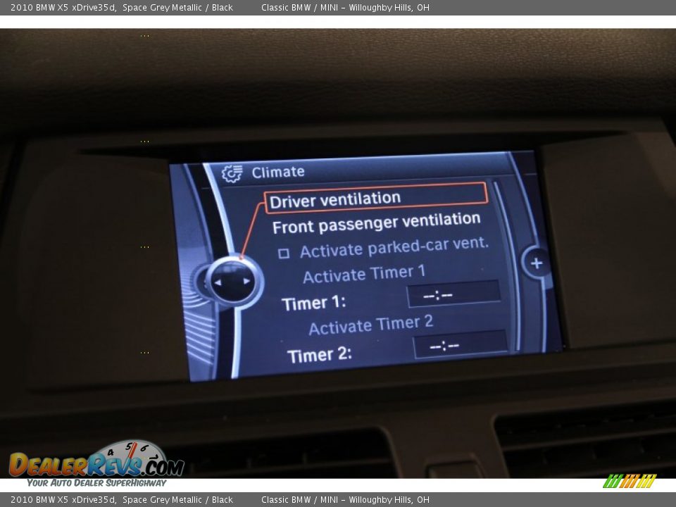 2010 BMW X5 xDrive35d Space Grey Metallic / Black Photo #27