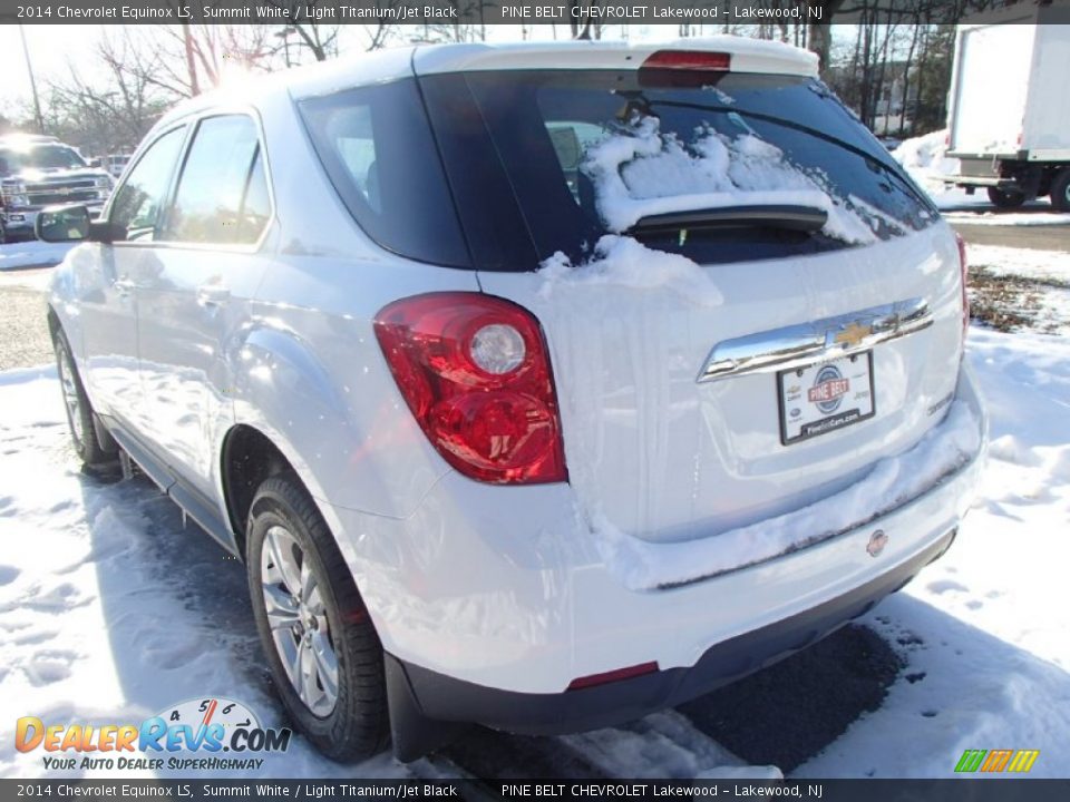 2014 Chevrolet Equinox LS Summit White / Light Titanium/Jet Black Photo #2