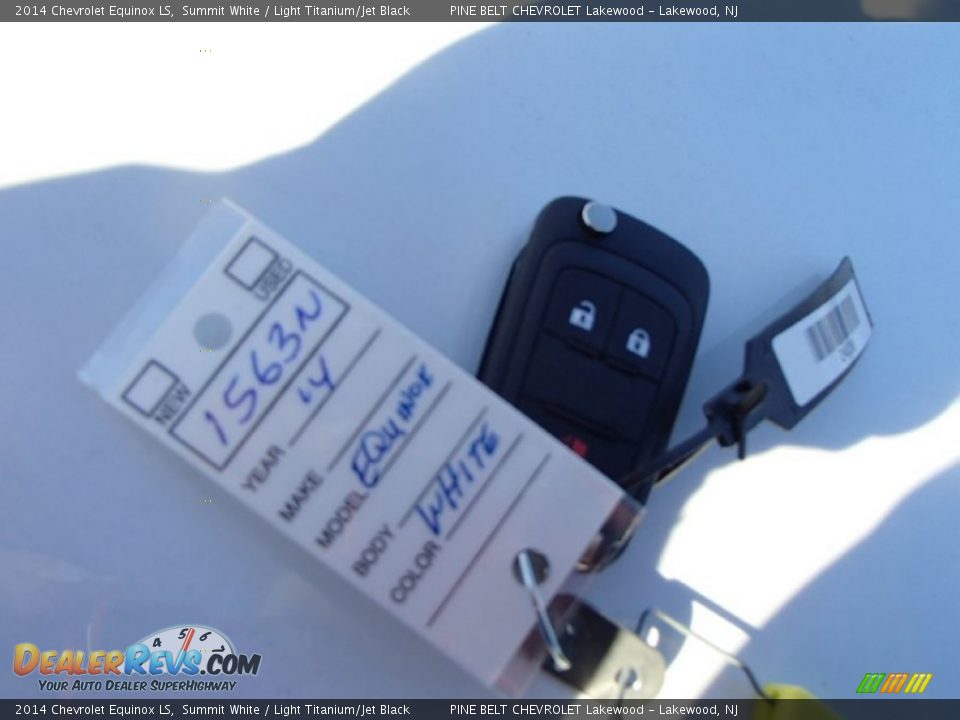 2014 Chevrolet Equinox LS Summit White / Light Titanium/Jet Black Photo #10