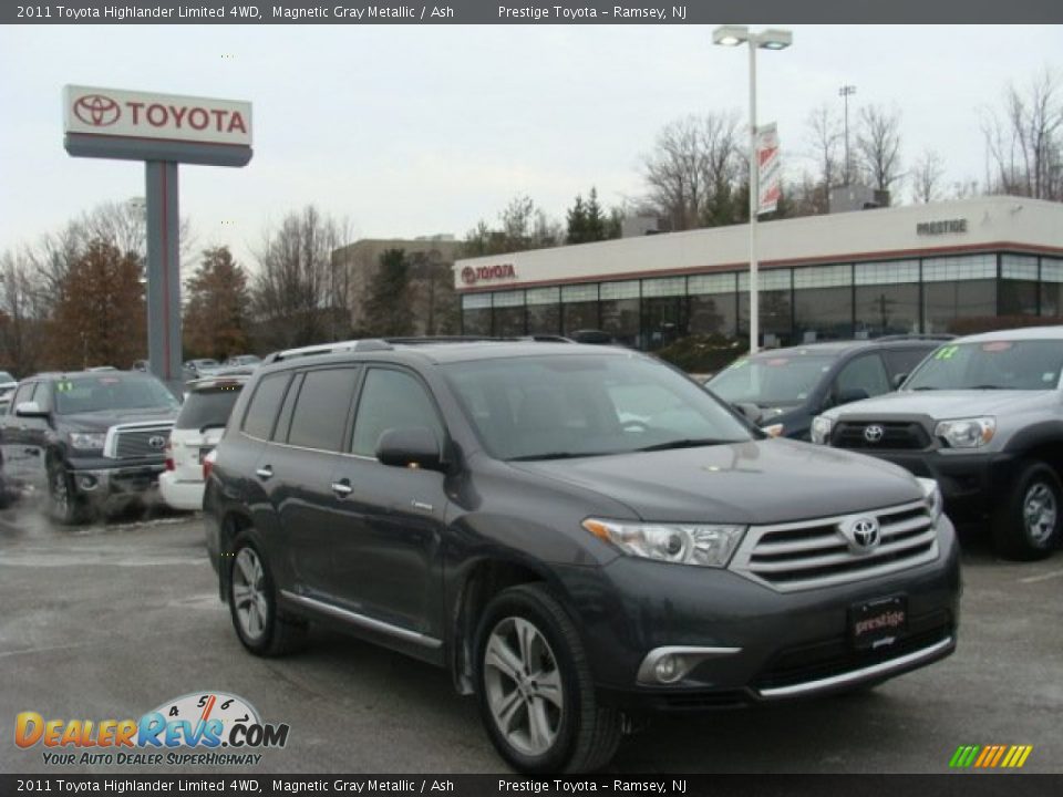 2011 Toyota Highlander Limited 4WD Magnetic Gray Metallic / Ash Photo #1