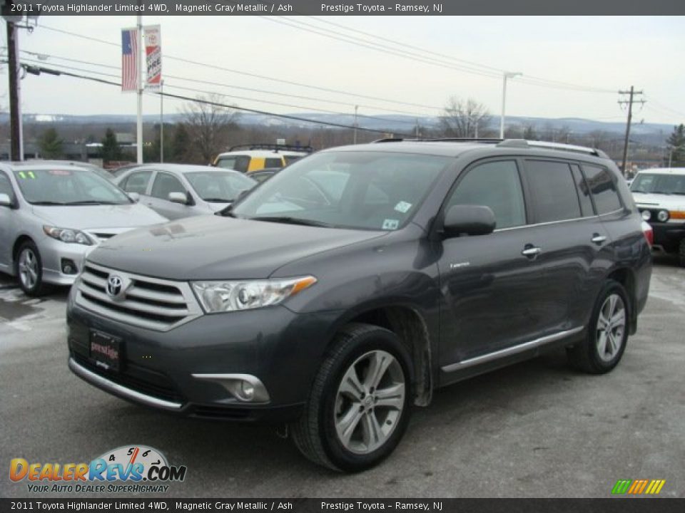 2011 Toyota Highlander Limited 4WD Magnetic Gray Metallic / Ash Photo #3