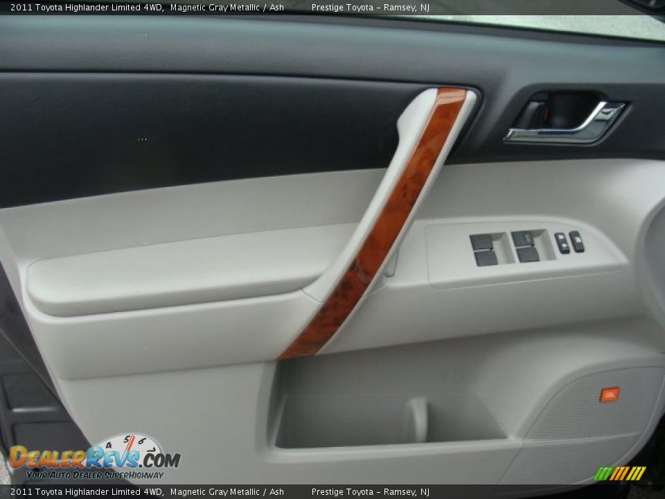 2011 Toyota Highlander Limited 4WD Magnetic Gray Metallic / Ash Photo #6