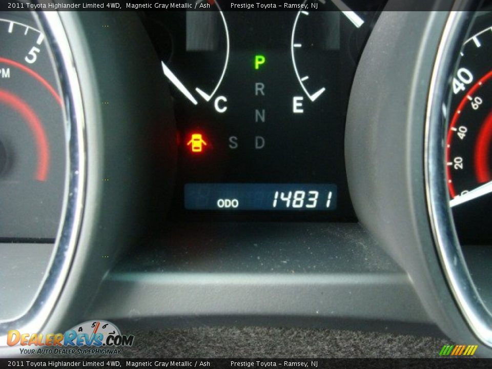2011 Toyota Highlander Limited 4WD Magnetic Gray Metallic / Ash Photo #10