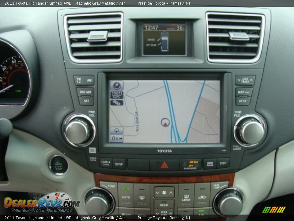 2011 Toyota Highlander Limited 4WD Magnetic Gray Metallic / Ash Photo #11