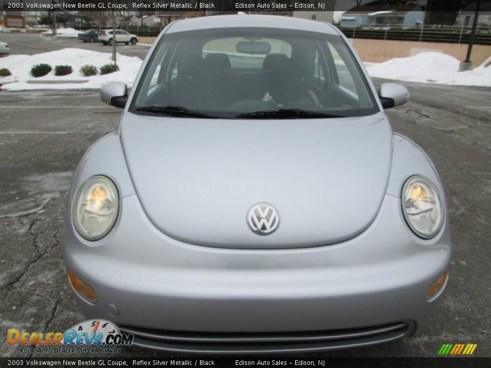 2003 Volkswagen New Beetle GL Coupe Reflex Silver Metallic / Black Photo #12