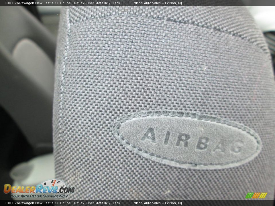 2003 Volkswagen New Beetle GL Coupe Reflex Silver Metallic / Black Photo #23