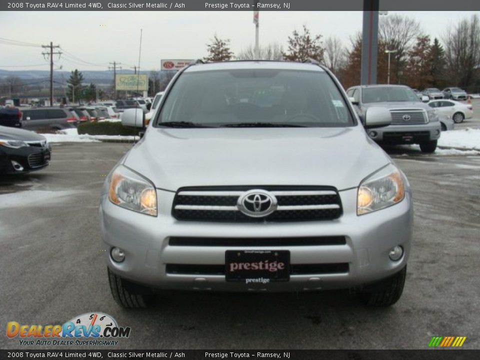 2008 Toyota RAV4 Limited 4WD Classic Silver Metallic / Ash Photo #2