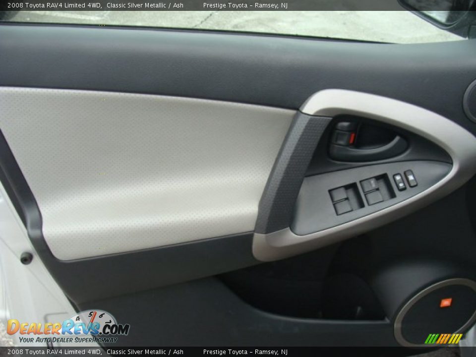 2008 Toyota RAV4 Limited 4WD Classic Silver Metallic / Ash Photo #6