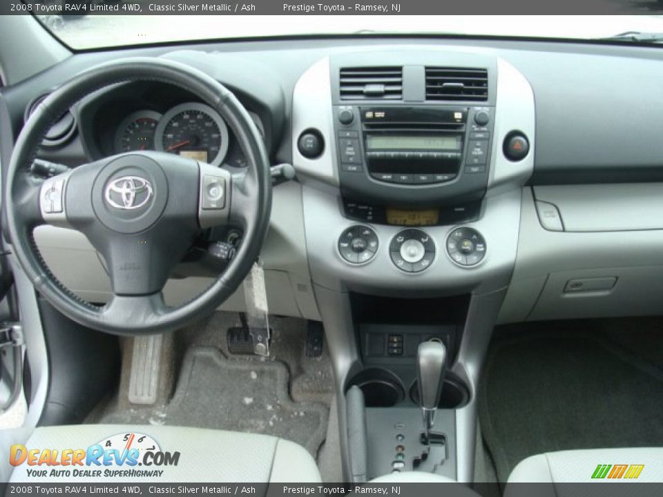 2008 Toyota RAV4 Limited 4WD Classic Silver Metallic / Ash Photo #9