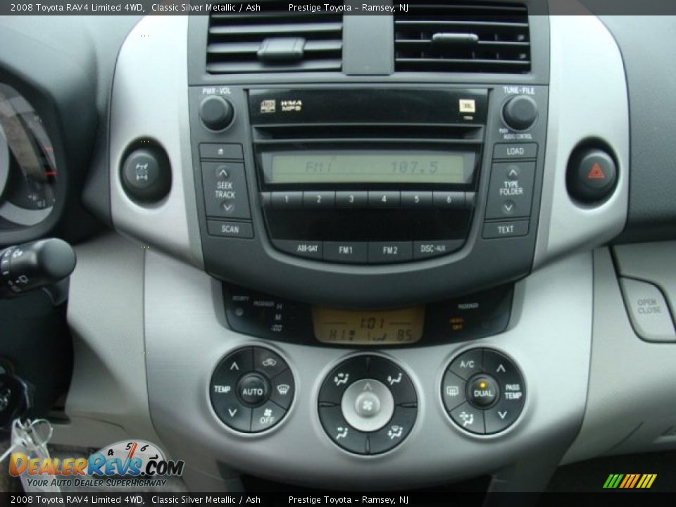 2008 Toyota RAV4 Limited 4WD Classic Silver Metallic / Ash Photo #11