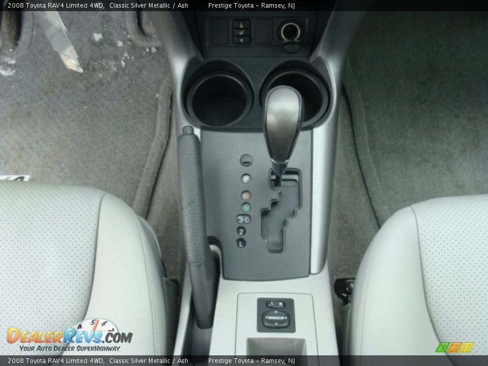 2008 Toyota RAV4 Limited 4WD Classic Silver Metallic / Ash Photo #12
