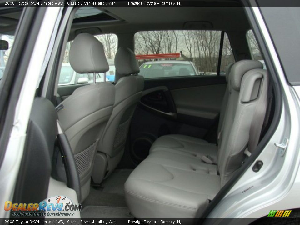 2008 Toyota RAV4 Limited 4WD Classic Silver Metallic / Ash Photo #13