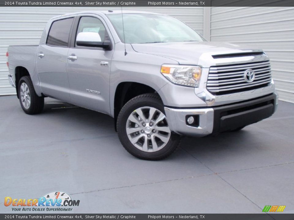 2014 Toyota Tundra Limited Crewmax 4x4 Silver Sky Metallic / Graphite Photo #1