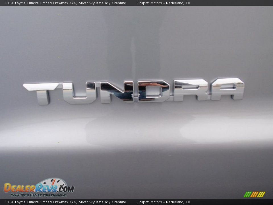 2014 Toyota Tundra Limited Crewmax 4x4 Silver Sky Metallic / Graphite Photo #14
