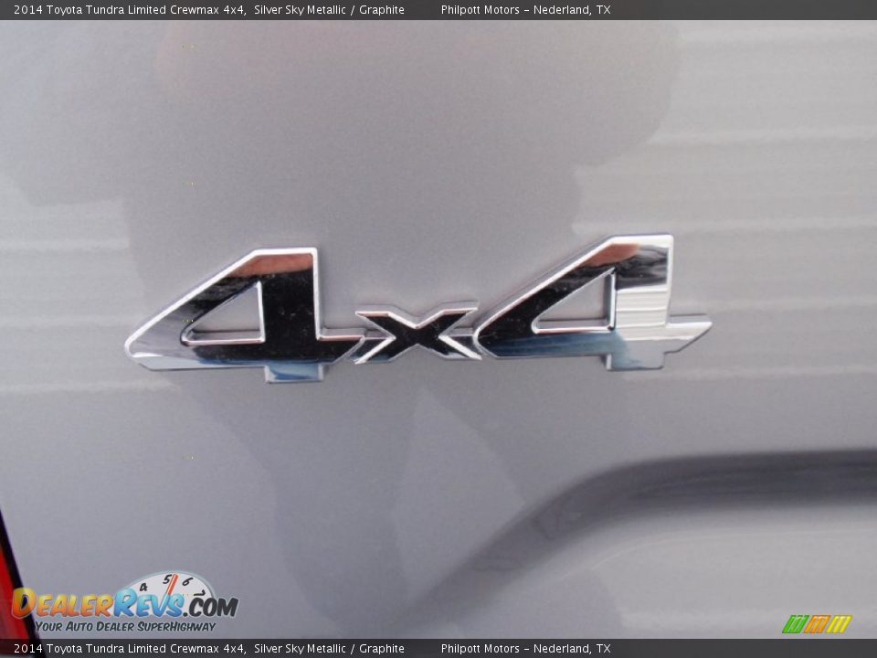 2014 Toyota Tundra Limited Crewmax 4x4 Silver Sky Metallic / Graphite Photo #17