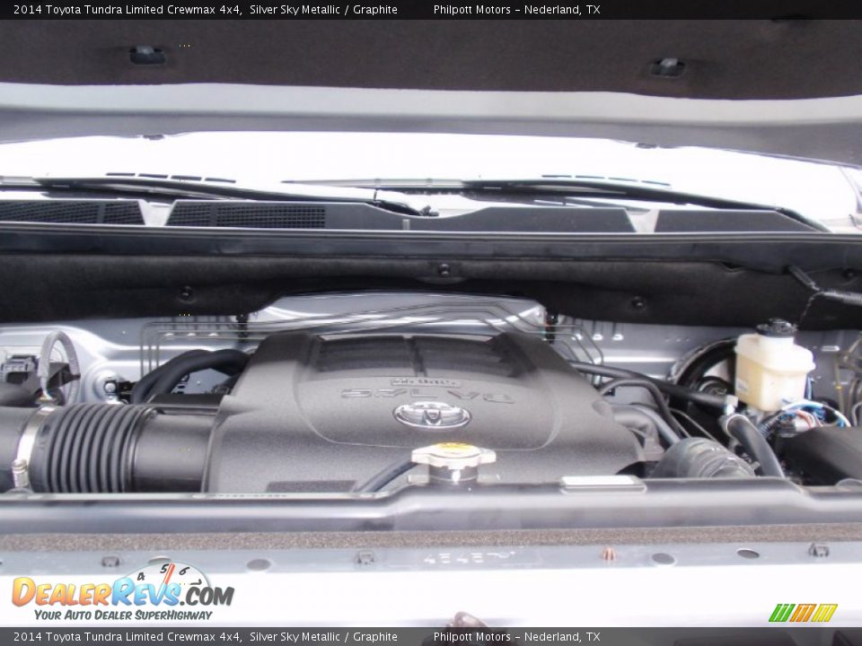 2014 Toyota Tundra Limited Crewmax 4x4 Silver Sky Metallic / Graphite Photo #18