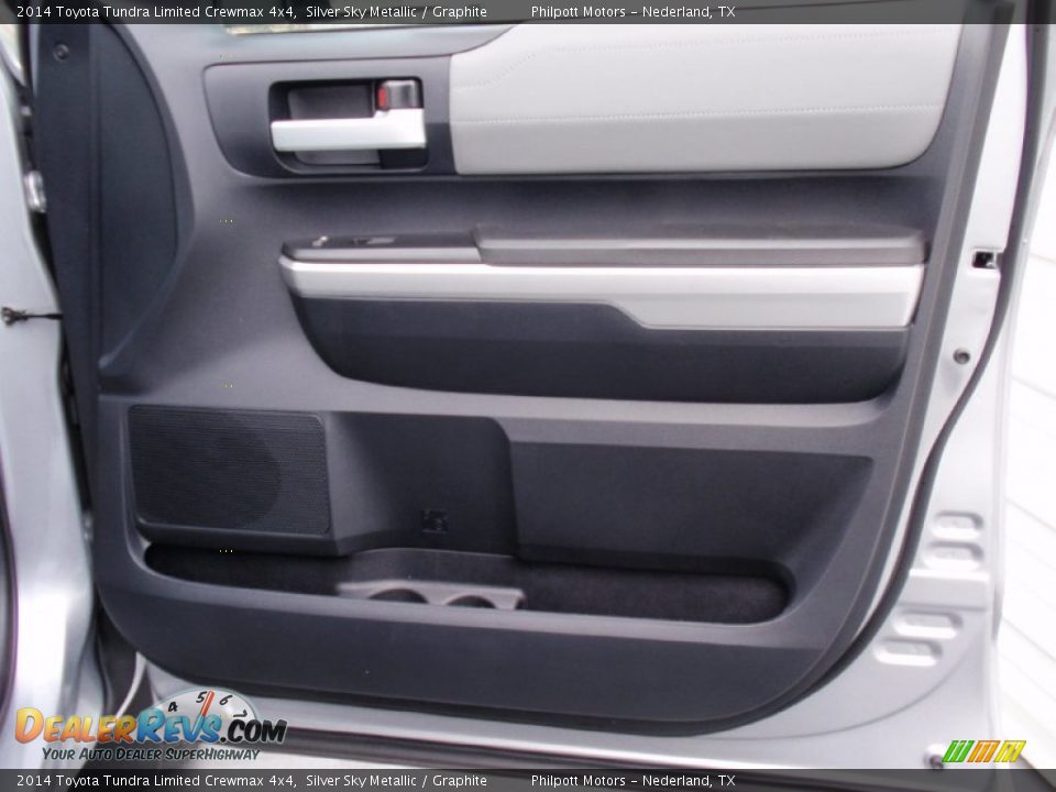 2014 Toyota Tundra Limited Crewmax 4x4 Silver Sky Metallic / Graphite Photo #19