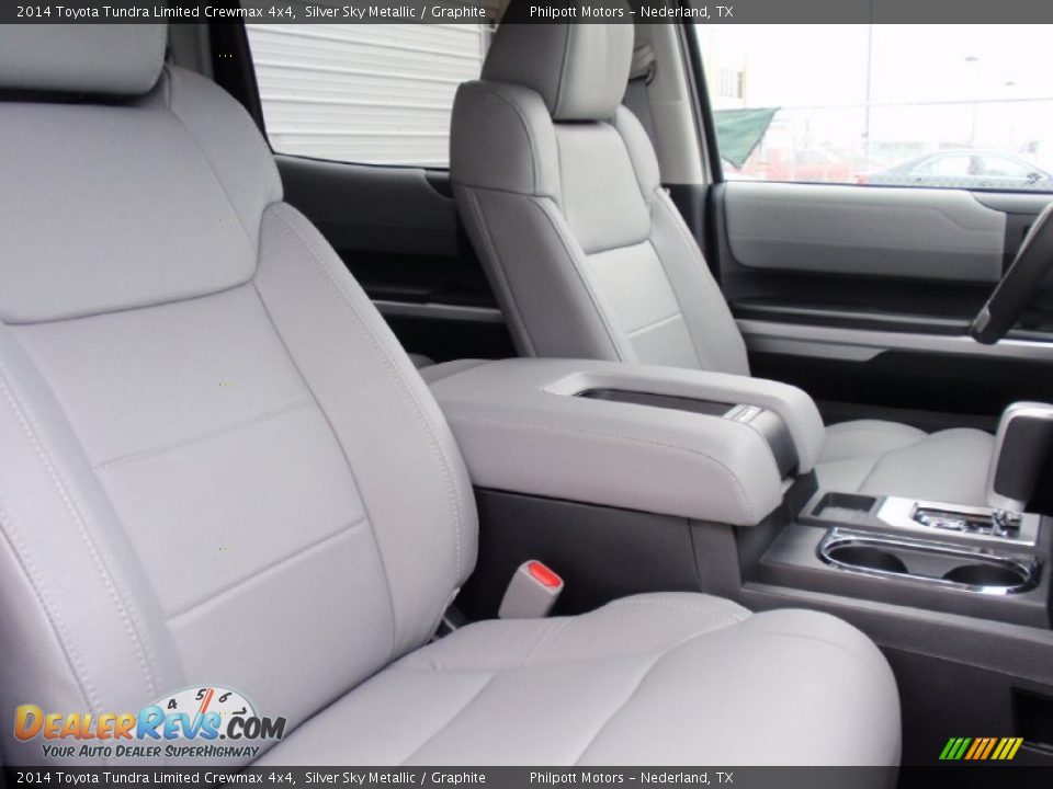 2014 Toyota Tundra Limited Crewmax 4x4 Silver Sky Metallic / Graphite Photo #21