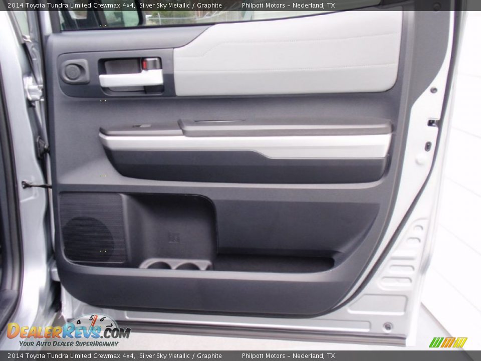 2014 Toyota Tundra Limited Crewmax 4x4 Silver Sky Metallic / Graphite Photo #22