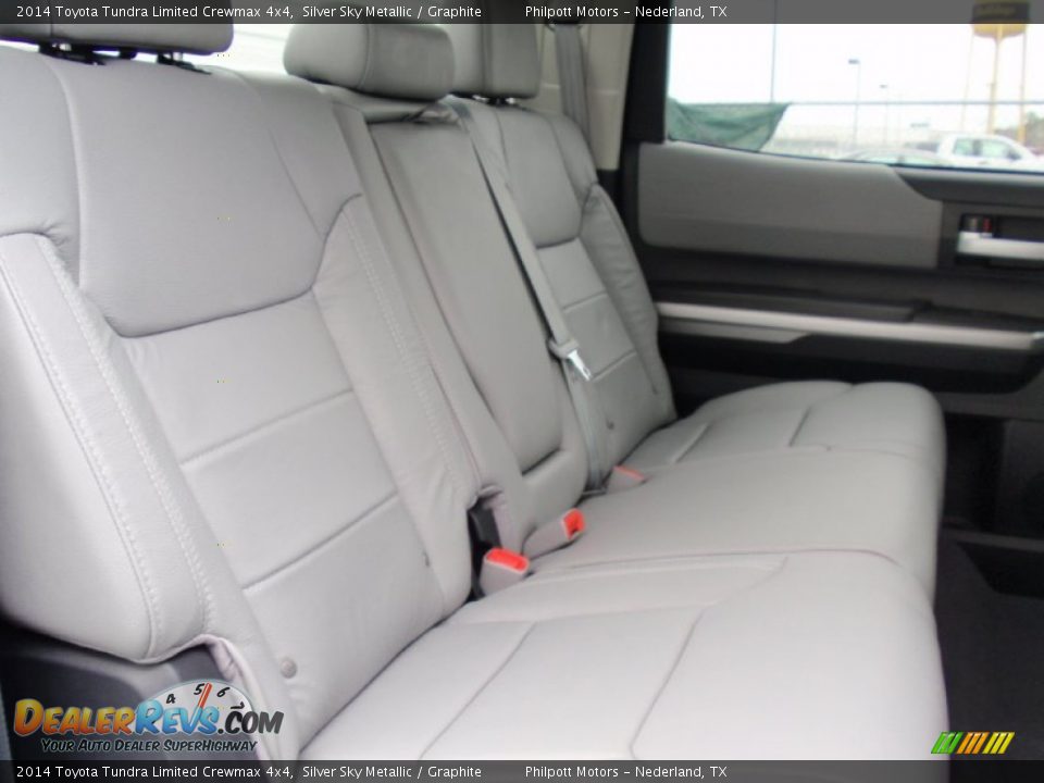 2014 Toyota Tundra Limited Crewmax 4x4 Silver Sky Metallic / Graphite Photo #23