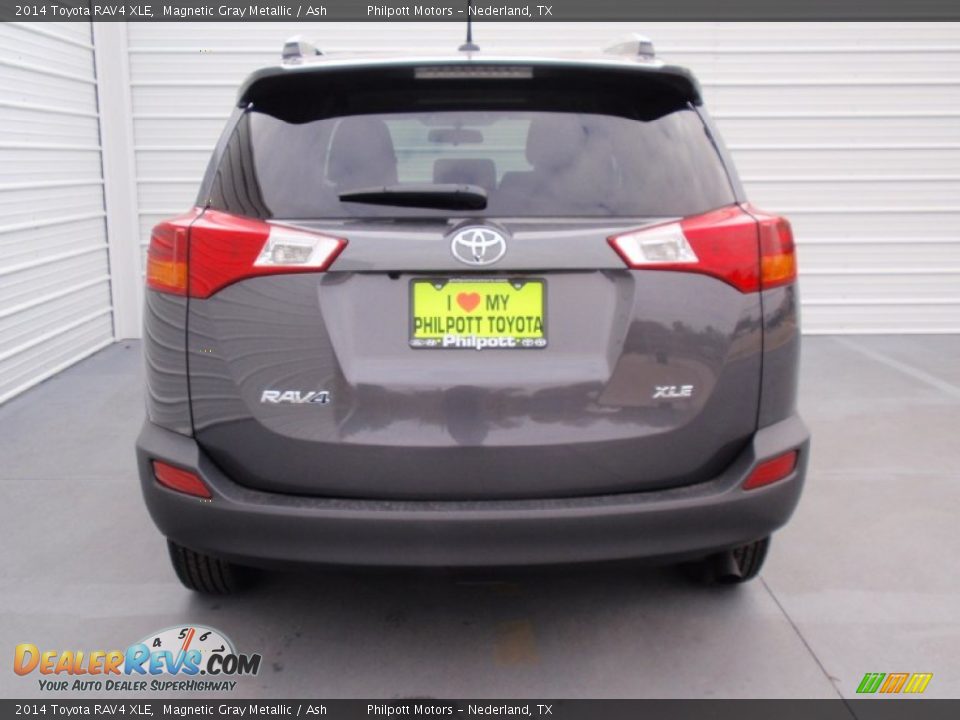2014 Toyota RAV4 XLE Magnetic Gray Metallic / Ash Photo #5