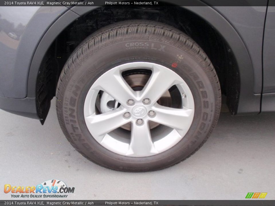 2014 Toyota RAV4 XLE Magnetic Gray Metallic / Ash Photo #12